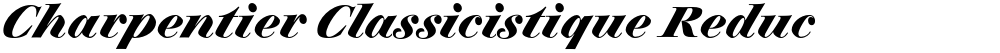 Charpentier Classicistique Reduced
