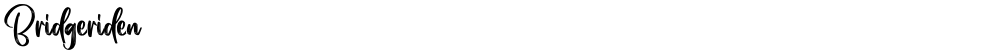 Bridgeriden