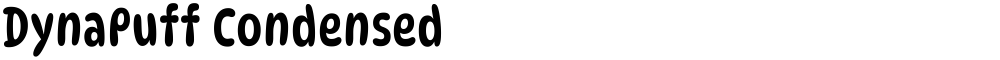 DynaPuff Condensed