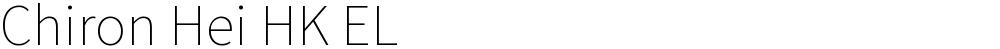 Chiron Hei HK EL