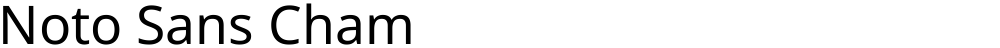Noto Sans Cham