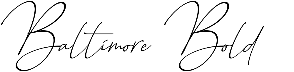 Baltimore Bold - Italic