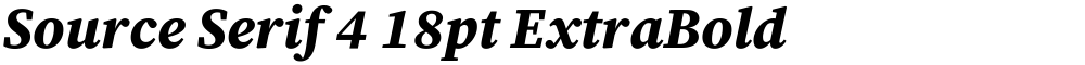 Source Serif 4 18pt ExtraBold