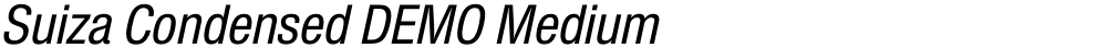 Suiza Condensed DEMO Medium