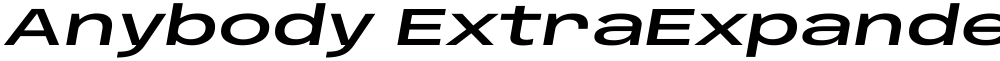 Anybody ExtraExpanded SemiBold