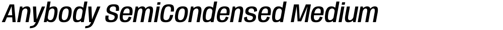 Anybody SemiCondensed Medium