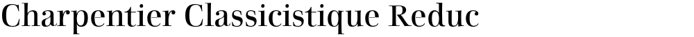 Charpentier Classicistique Reduced