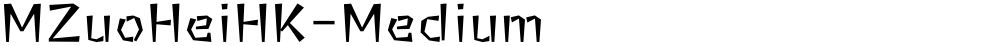 MZuoHeiHK-Medium