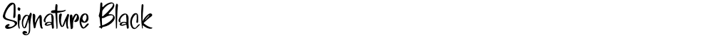 Signature Black