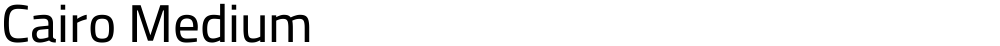 Cairo Medium