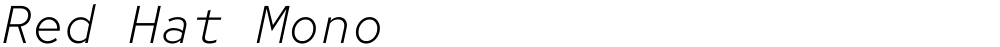 Red Hat Mono