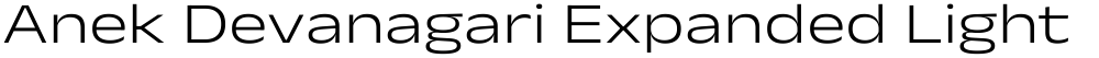 Anek Devanagari Expanded Light