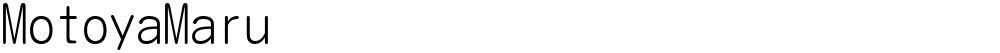 MotoyaMaru
