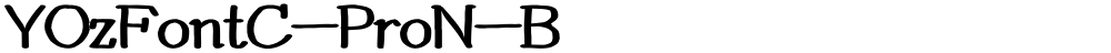 YOzFontC-ProN-B