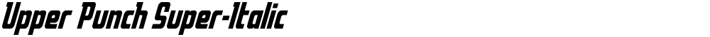 Upper Punch Super-Italic