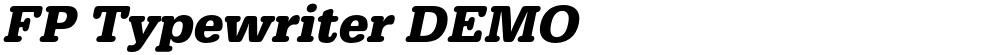 FP Typewriter DEMO