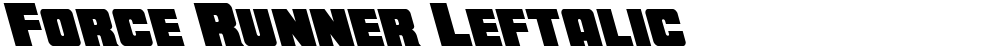 Force Runner Leftalic