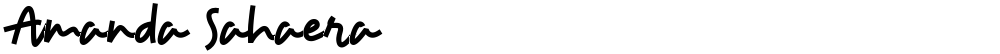 Amanda Sahaera