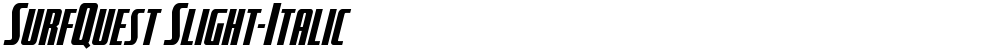 SurfQuest Slight-Italic