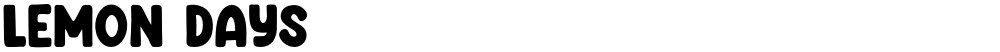 Lemon Days