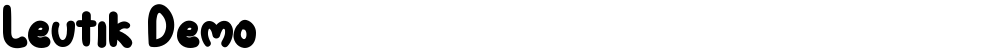 Leutik Demo