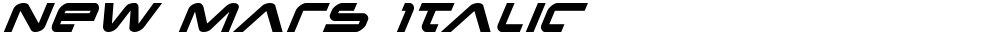 New Mars Italic