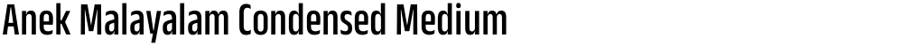 Anek Malayalam Condensed Medium