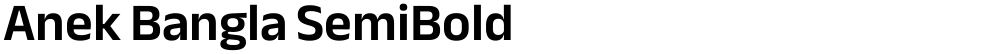 Anek Bangla SemiBold