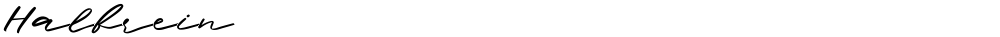 Halbrein