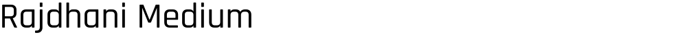 Rajdhani Medium