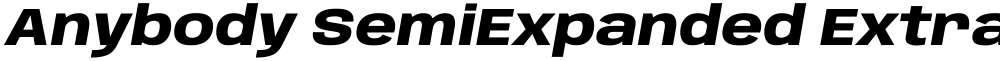 Anybody SemiExpanded ExtraBold