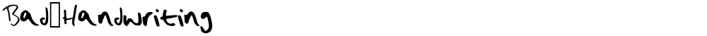Bad_Handwriting