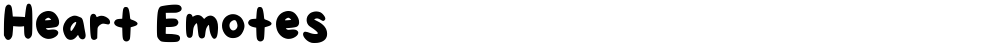 Heart Emotes