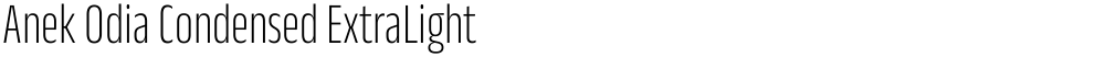 Anek Odia Condensed ExtraLight