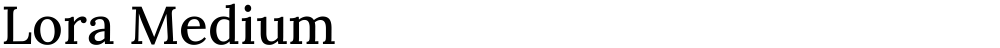 Lora Medium