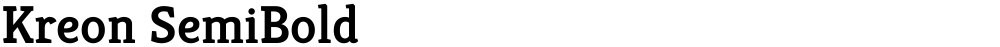Kreon SemiBold