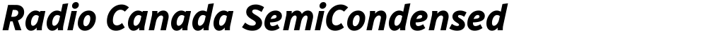 Radio Canada SemiCondensed