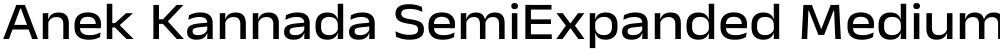Anek Kannada SemiExpanded Medium