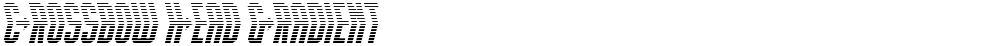 Crossbow Head Gradient