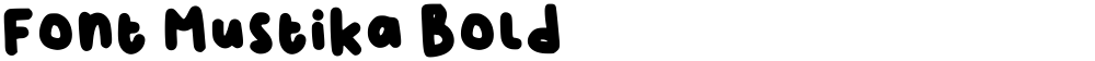 Font Mustika Bold