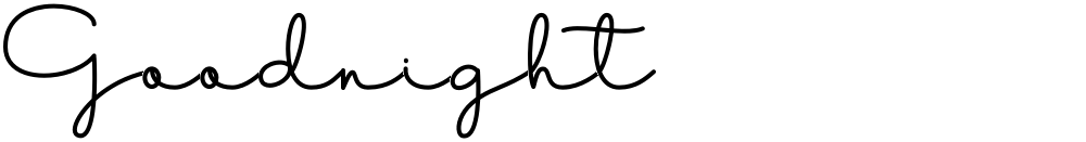 Goodnight