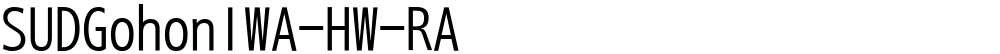 SUDGohonIWA-HW-RA