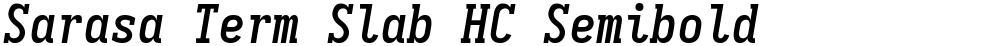 Sarasa Term Slab HC Semibold