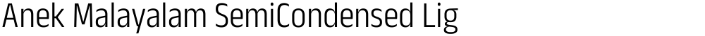 Anek Malayalam SemiCondensed Light