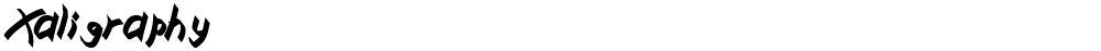 Xaligraphy