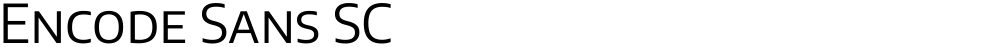 Encode Sans SC