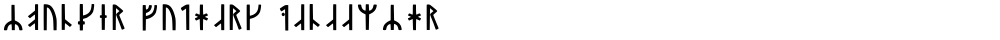 Younger Futhark Danaamyhr