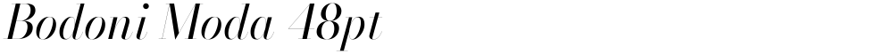 Bodoni Moda 48pt