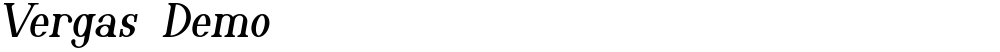 Vergas Demo