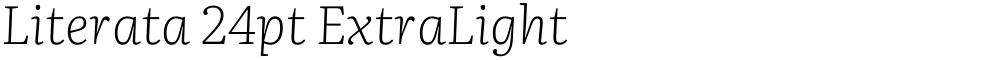 Literata 24pt ExtraLight
